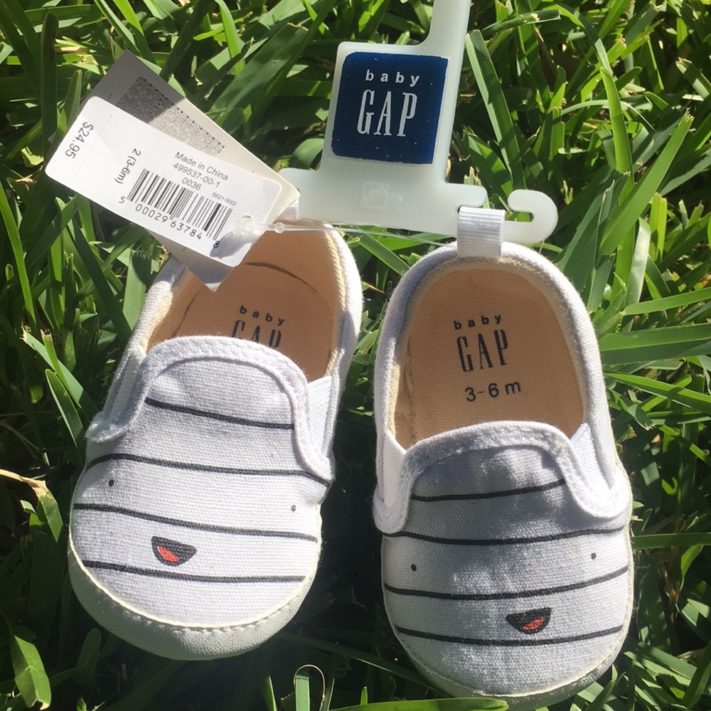 White Baby Boy Slip On Sneakers